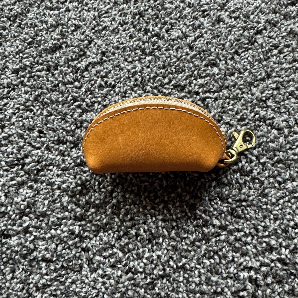 Portland Leather Taco Keychain-Sunflower